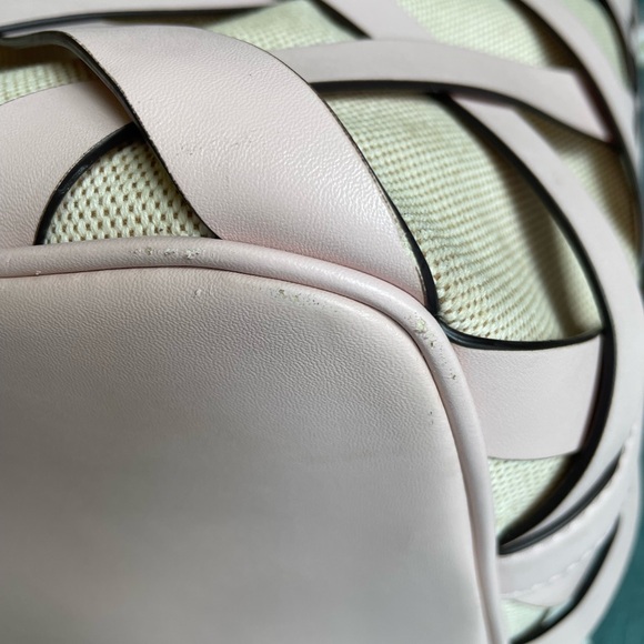 🌼 Summer Bag Blowout 🌼 Michael Kors Ballet Pink Woven Leather Tote - Picture 6 of 15